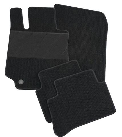 Set covorașe auto tip mochetă PETEX, model Remo, negre, compatibile cu Ford Focus II DA (2004-2012)