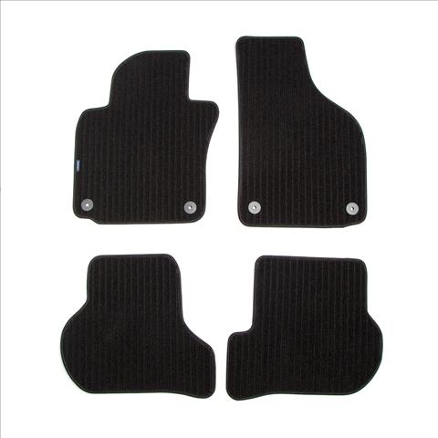 Set covorașe mochetă model Remo, culoare negru, pentru VW Golf V/VI/Scirocco - Petex (cod: 146856404PX)