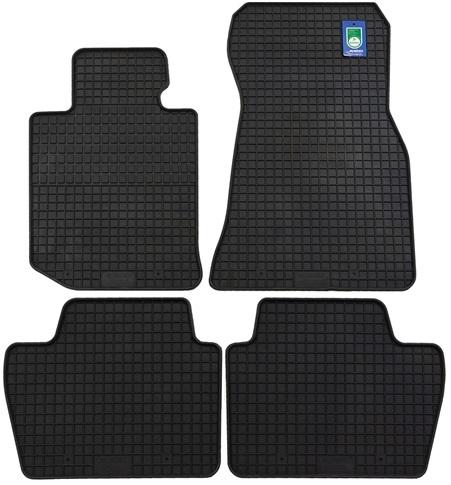 Set 4 covorașe auto din cauciuc PETEX, negre, pentru BMW Seria 4 Coupe G22