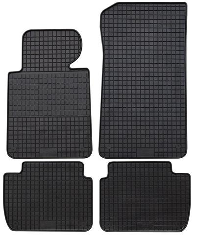 Set 4 covorașe auto din cauciuc PETEX 16310PX, negre, compatibile cu BMW Seria 3 E46