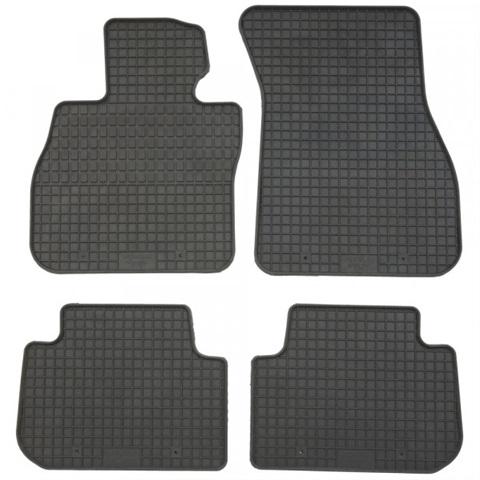 Set 4 covorașe auto din cauciuc PETEX 16611PX, negre, compatibile cu BMW Seria 1 F40