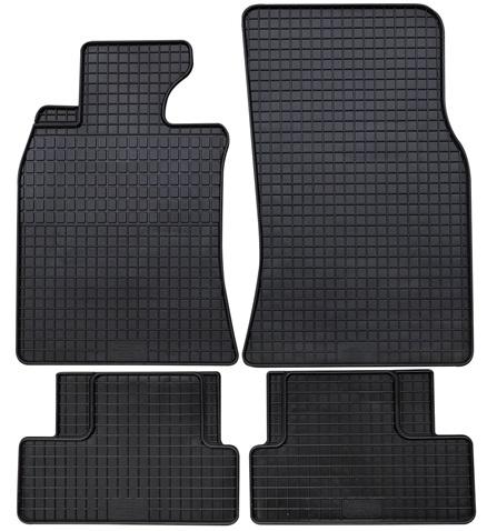 Set de 4 covorașe auto din cauciuc PETEX 16810PX, negru, compatibile cu Mini Cooper R56 (2006-2014), MINI CLUBMAN Combi R55 și MINI Cabriolet R57