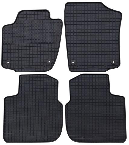 Set covorașe auto din cauciuc PETEX, negru, compatibil cu Skoda Rapid NH1, NA2, NH3, 2012-prezent
