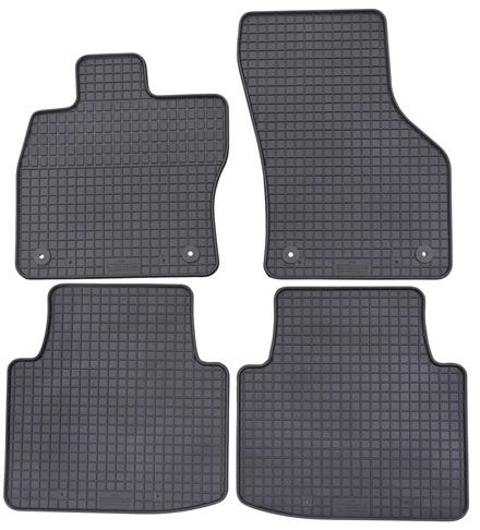 Set 4 covorașe auto din cauciuc PETEX pentru Skoda Superb III și Superb IV Combi, negru, model 23310PX