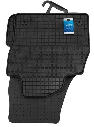 Set 4 covorașe auto din cauciuc PETEX 23911PX, negre, compatibile cu Skoda Fabia IV