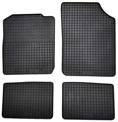 Set 4 covorașe auto din cauciuc PETEX 28912PX, negre, compatibile cu Dacia Spring