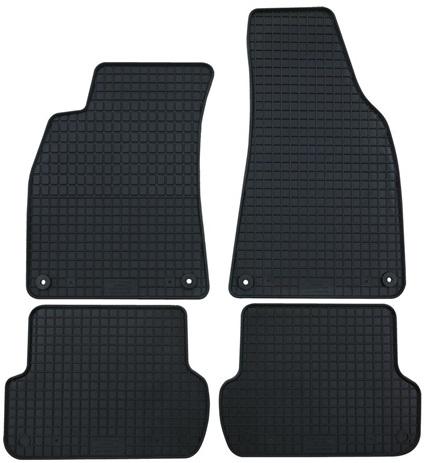Set de 4 covorașe auto din cauciuc PETEX 32110PX, negru, compatibile cu Ford C-Max (2003-2012) și Grand C-Max (11.2010-01.2012)