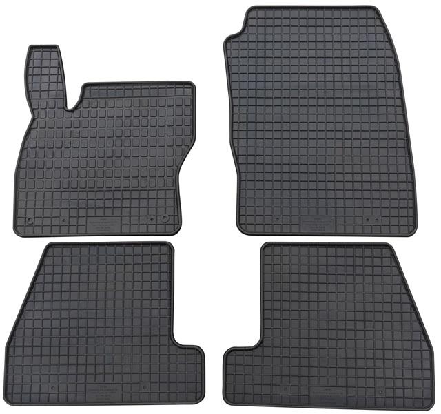 Set 4 covorașe auto din cauciuc PETEX 32310PX, negre, compatibile cu Ford Focus III