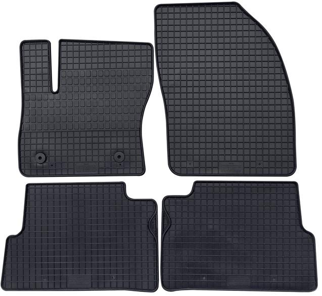Set 4 covorașe auto din cauciuc PETEX 32410PX, negre, compatibile cu Ford C-Max II (2012-2019) și Grand C-Max (2012-2019)
