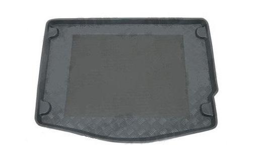 Protecție portbagaj auto POLCAR 32C1WB-3, din polietilenă, neagră, cu margine înaltă, pentru Ford Focus III Hatchback, cu strat antialunecare.