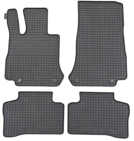 Set 4 covorașe auto din cauciuc PETEX 41610PX, negre, compatibile cu Mercedes-Benz GLC X253 și GLC Coupe C253