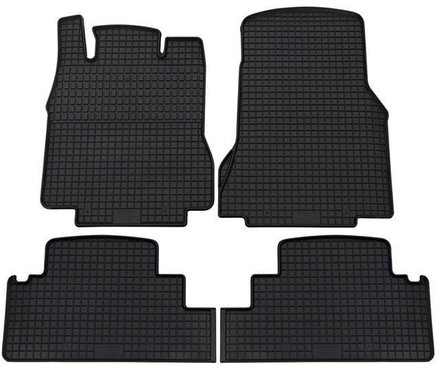 Set covorașe auto din cauciuc PETEX pentru Mercedes Benz A-CLASS W168, negru, model 45010PX (4 bucăți)