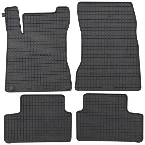 Set 4 covorașe auto din cauciuc PETEX 45210PX, negre, compatibile cu Mercedes Benz A-Class W177, B-Class W247, CLA C118, GLA H247
