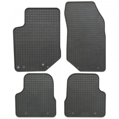 Set 4 covorașe auto din cauciuc PETEX 52710PX, culoare neagră, compatibile cu Opel Corsa F și Opel Mokka B