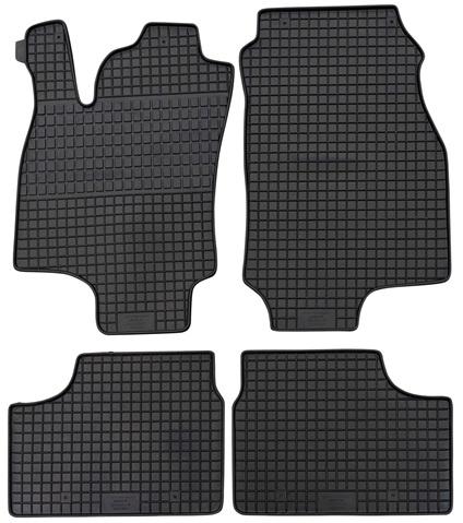 Set 4 covorașe auto din cauciuc PETEX, negru, pentru Opel Astra G Hatchback/Combi