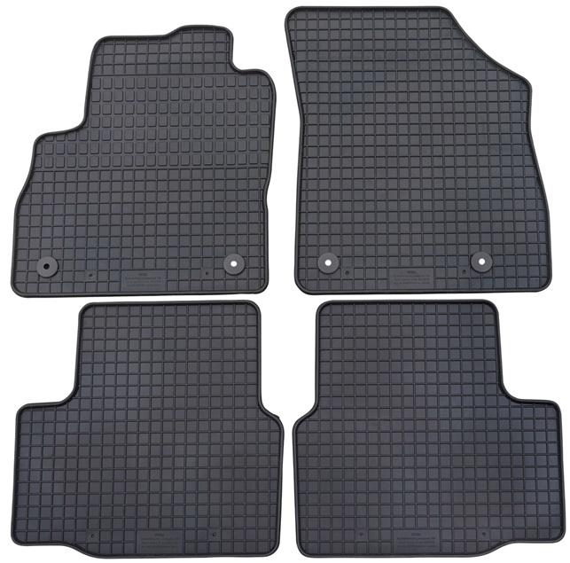 Set 4 covorașe auto din cauciuc PETEX 58310PX, negre, compatibile cu Opel Astra K și Astra K Sports Tourer.