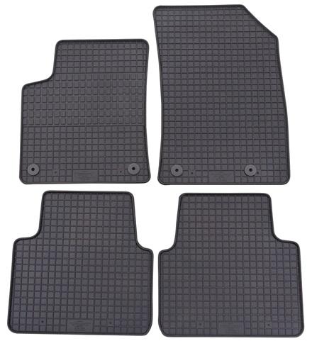 Set 4 covorașe auto din cauciuc PETEX 59610PX, negre, compatibile cu Opel Crossland X