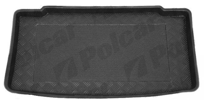 Protecție portbagaj auto POLCAR 6056WB-7, din polietilenă, neagră, cu margine înălțată, compatibilă cu Renault Modus 2004-, dotată cu material antiderapant.