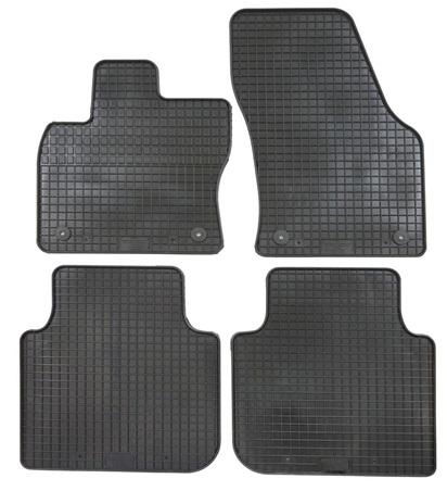 Set de 4 covorașe auto din cauciuc PETEX 63910PX, culoare neagră, compatibile cu Volkswagen Tiguan Allspace BW2, fabricat între 11.2017 și prezent