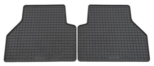 Set 2 covorașe auto din cauciuc PETEX, culoare neagră, montare spate, compatibile cu Volkswagen Caddy, model din noiembrie 2020-