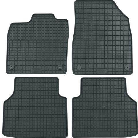 Set 4 covorașe auto din cauciuc PETEX 65310PX, negre, compatibile cu Volkswagen ID.4 E21 și Volkswagen ID.5 E39