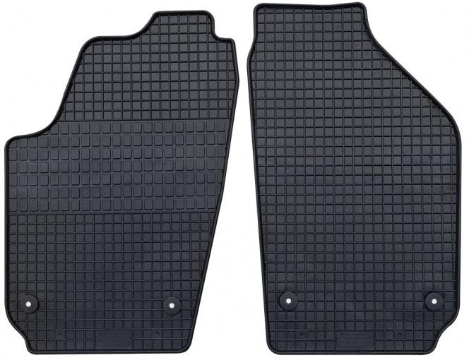 Set 2 covorașe auto din cauciuc PETEX 67010PX, negre, pentru montare în partea din față, compatibile cu Volkswagen Sharan 7M8, 7M9, 7M6, 1995-08.2010