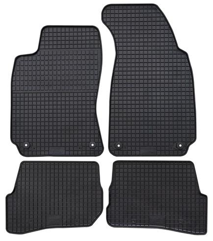 Set 4 covorașe auto din cauciuc PETEX 69010PX, negru, compatibile cu Volkswagen Passat 3B2, 3B3, Variant 3B5, 3B6, 1997-2005