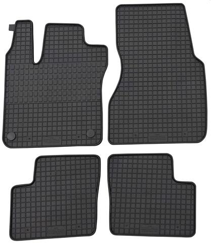 Set 4 covorașe auto din cauciuc PETEX 71310PX, culoare neagră, compatibile cu Smart Forfour 453, model din noiembrie 2014 până în prezent.