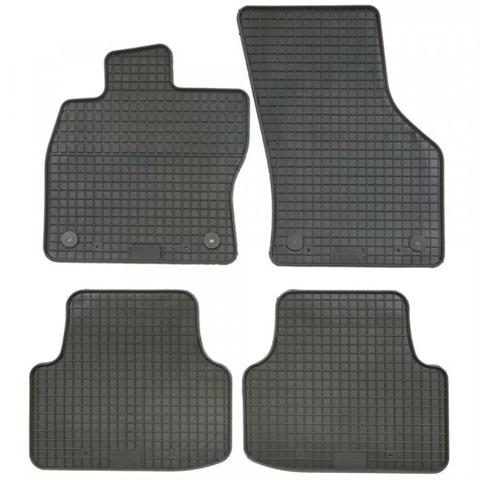 Set 4 covorașe auto din cauciuc PETEX, model 80010PX, culoare neagră, compatibile cu Seat Cupra Formentor.