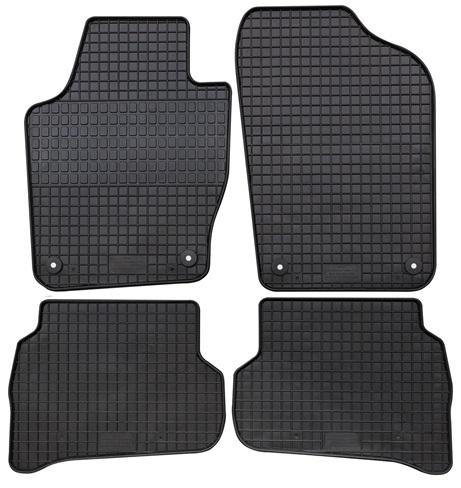 Set 4 covorașe auto din cauciuc PETEX 81310PX, negre, compatibile cu Seat Ibiza IV 6J5, 6P1, Ibiza V SPORTCOUPE 6J1, 6P5, Ibiza V ST 6J8, 6P8