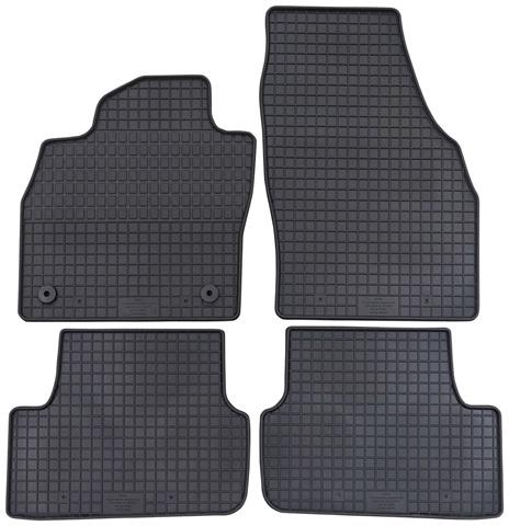 Set de 4 covorașe auto din cauciuc PETEX 81810PX, negre, compatibile cu Seat Ibiza (după 06.2017) și Arona (după 11.2017)