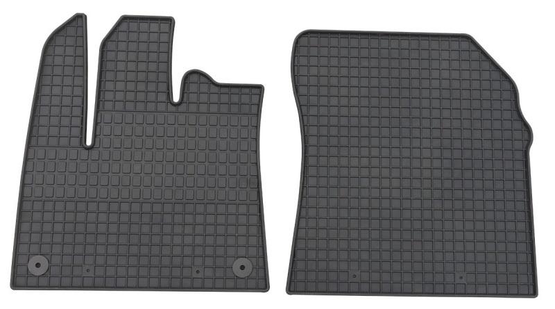 Set 2 covorașe auto din cauciuc PETEX, negru, montare față, compatibile cu Citroen Berlingo (09.2018-)