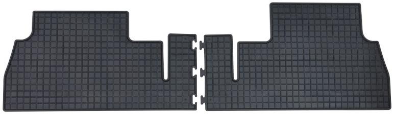 Set 2 covorașe auto din cauciuc PETEX 90311PX, negre, pentru montare în partea din spate, compatibile cu Citroen Berlingo, model după 09.2018.