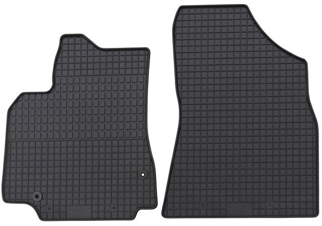 Set 2 covorașe auto din cauciuc PETEX 91010PX, negre, pentru partea frontală, compatibile cu Citroen Berlingo B9, 2008-08.2018