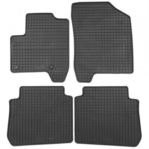 Set 4 covorașe auto din cauciuc PETEX 91411PX, negre, compatibile cu Citroen C3 Picasso, 09-10.2017