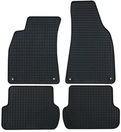 Set 4 covorașe auto din cauciuc PETEX CSNBB 91413PX, negre, compatibile cu Citroen C5 Aircross și DS7 Crossback