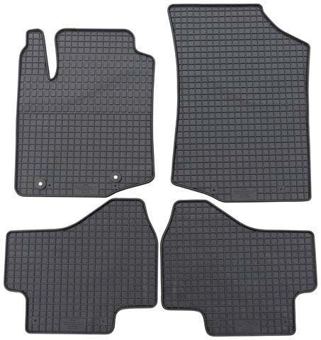 Set 4 covorașe auto din cauciuc PETEX 91911PX, negre, compatibile cu Citroen C1, model 2014-prezent