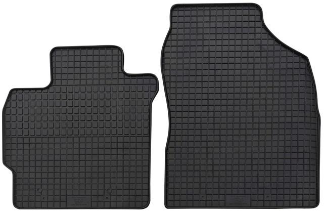 Set 4 covorașe auto din cauciuc PETEX 94210PX, negre, compatibile cu Toyota Auris modele NRE15, ZZE15, ADE15, ZRE15, NDE15, anii 2007-2012.