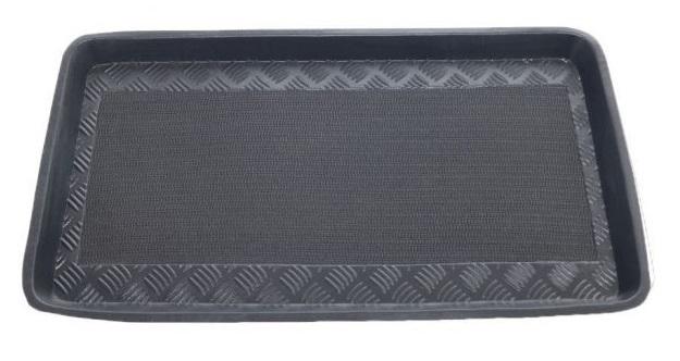 Tavă portbagaj auto POLCAR 9552WB-7, polietilenă, neagră, cu margine înălțată, compatibilă cu Volkswagen Sharan 05.10-prezent, cu material anti-alunecare.