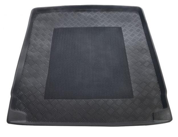 Tavita portbagaj auto POLCAR 9555WB-1, din polietilenă, neagră, cu margine înaltă, compatibilă cu Volkswagen Passat Sedan 2005-2014, dotată cu pânză antialunecare.