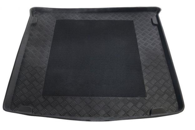 Protecție portbagaj auto POLCAR 9575WB-7, din polietilenă, neagră, cu margine ridicată, compatibilă cu Volkswagen Caddy III, include inserție antialunecare