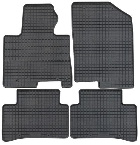 Set 4 covorașe auto din cauciuc PETEX 97111PX, negre, compatibile cu Hyundai Tucson, model după septembrie 2020
