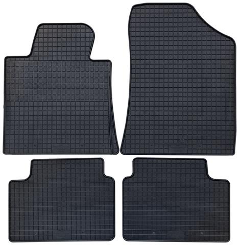 Set 4 covorașe auto din cauciuc PETEX 97310PX, negru, compatibile cu Hyundai i30, 2012-05.2017