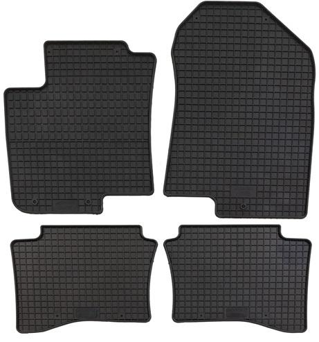 Set 4 covorașe auto din cauciuc PETEX 97812PX, negru, compatibile cu Hyundai i20 (din septembrie 2020) și Bayon