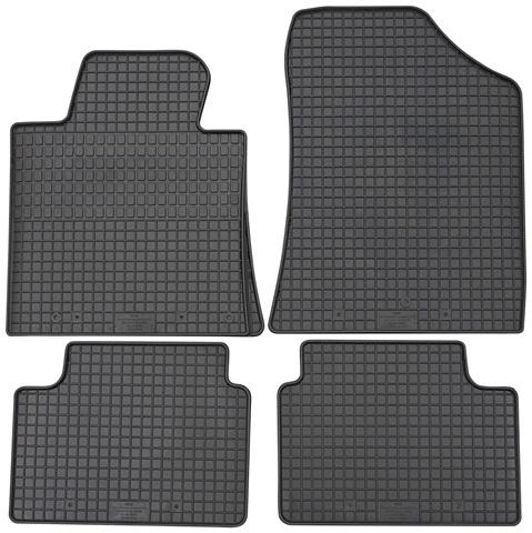 Set 4 covorașe auto din cauciuc PETEX 98911PX, culoare neagră, compatibile cu Kia CEED (05.2012-12.2018) și Kia ProCEED (05.2012-12.2018)