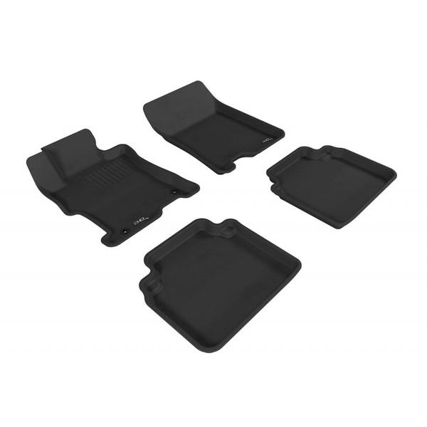 Set 3 covorașe auto tip tavă 3D MAXpider Kagu L1HY00201509, din cauciuc, culoare neagră, compatibile cu Hyundai Tucson