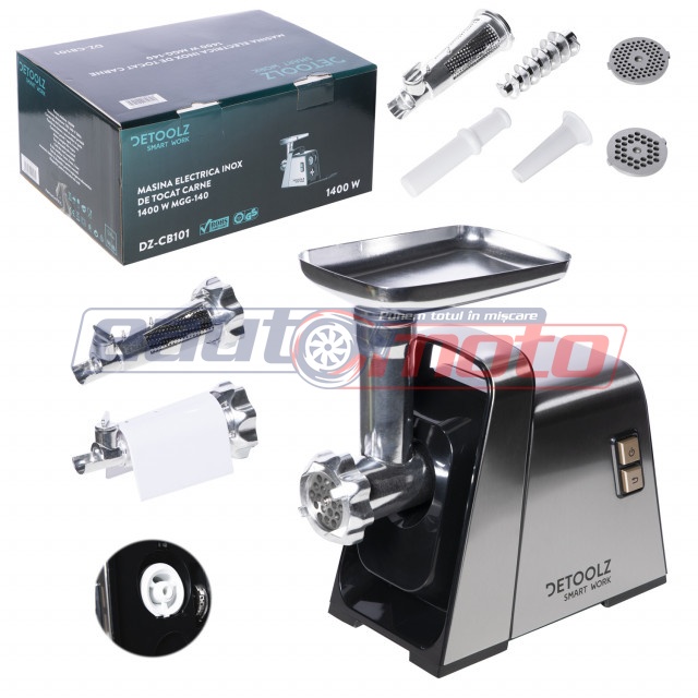 Mașină inox de tocat carne electrică 1400W MGG-140