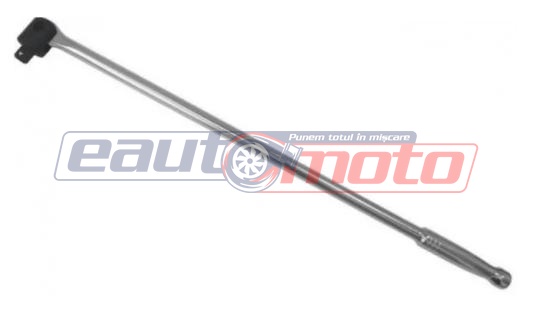 Bară de forță Garage Meister GM4222B cu cap oscilant, pătrat de antrenare 1/4 inch, lungime 600 mm