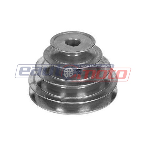 Fulie pentru motor electric universal cu 4 diametre diferite (24 mm la ax)