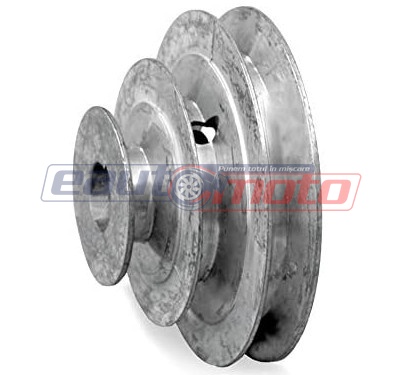 Fulie universală pentru motor electric cu 3 dimensiuni diferite (24 mm la ax)